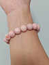 圣藤察收藏級天然水晶手串玉石粉紅蛋白石粉澳寶粉潤手鏈送對象生日禮物 10mm粉潤粉澳寶收藏級 曬單實(shí)拍圖