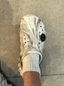 卡駱馳（crocs）波波大理石紋Clog男女沙灘鞋CR208454-1NL 灰色 42.5（42.5-43） 曬單實(shí)拍圖