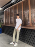 卡賓男鞋夏季薄款帆布鞋男百搭時尚低幫休閑鞋軟底輕便鞋子男輕奢潮鞋 卡其色 41 【標(biāo)準(zhǔn)皮鞋尺碼】 曬單實(shí)拍圖