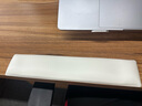 宜麗客（ELECOM） 護(hù)腕墊 進(jìn)口硅膠人體工程學(xué) 鍵盤墊 鼠標(biāo)墊防鼠標(biāo)手辦公家用 鍵盤墊 羊脂白 曬單實(shí)拍圖