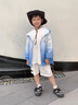 G.duck兒童防曬衣男童夏季防曬服外套2024新款中大童夏季輕薄透氣夏款潮 藍色 160 建議身高150-160cm 11-12歲 曬單實(shí)拍圖