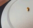 吾皇老金黃金小金珠足金999古法DIY配件手鏈項(xiàng)鏈金珠轉(zhuǎn)運(yùn)珠手串送禮佳品 約0.09g 曬單實(shí)拍圖