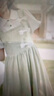 戀的夏季連衣裙新款2023女生裙子夏天學(xué)生少女高中生初中生衣服中長裙 綠色法式假兩件背帶裙 均碼 曬單實拍圖