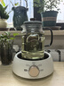 美斯尼 茶壺玻璃泡茶壺 加厚耐熱玻璃泡茶器創(chuàng)意墨色玻璃功夫茶具 墨色壺 1000mL 曬單實拍圖