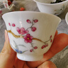 末都景德鎮手繪粉彩茶杯主人杯單個(gè)陶瓷功夫茶具品茗杯小號花神梅花杯 清梅疏影（品茗杯）禮盒裝 曬單實(shí)拍圖