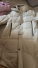 巴拉巴拉童裝兒童羽絨服男童女童冬裝連帽外套寶寶衣服萌 淺卡其50311 白鴨絨 160 充絨量251g 曬單實(shí)拍圖