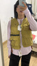 迪卡儂兒童馬甲春夏男童女童工裝背心外穿戶外登山徒步MH500-2025年新款 【馬甲】青野綠 M /141-150cm10-11歲 曬單實拍圖