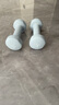 Keep 彩色浸塑啞鈴 男士女士家用健身肌肉手臂塑形輕重量水藍 2kg*2 曬單實拍圖