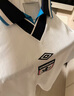 茵寶（Umbro）短袖Polo衫吸濕速干復古英倫足球球衣運動(dòng)上衣翻領(lǐng)T恤衫 雪花白 L 曬單實(shí)拍圖