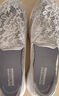 斯凱奇（Skechers）閃穿鞋男鞋夏季透氣休閑健步鞋一腳蹬運(yùn)動(dòng)鞋百搭軟底布鞋118306 曬單實(shí)拍圖