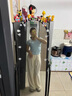 凡毅彩正肩t恤女V領(lǐng)修身短袖夏季新款2025年純色短款顯瘦遮肚子純欲辣妹 V領(lǐng)收腰T恤【baby藍】 M 【建議80-100斤】 曬單實(shí)拍圖