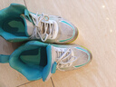 實(shí)戰高幫籃球鞋男女情侶網(wǎng)面透氣學(xué)生訓練球鞋大碼輕便防滑運動(dòng)鞋 白月 42 曬單實(shí)拍圖