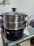 美的（Midea）【國家補貼】電蒸鍋 燉蒸煮一體多功能鍋電煮鍋分體式可拆洗 電火鍋電熱鍋3層大容量不銹鋼蒸籠 10L 30s出蒸汽丨ZG26EASY401 曬單實拍圖