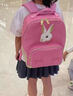 范姆范姆FANMU甜兔公主兒童雙肩包新款小學(xué)生一到六年級護脊減負背包 粉紅甜兔公主L【適背140-160CM】 曬單實(shí)拍圖