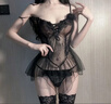 知溫qqny情趣內衣大碼性感房事戰袍母犬sm羞恥大尺度情人節戰衣女仆裝 【蕾絲睡裙黑色】情趣制服約會(huì )方便褲連衣裙情侶睡衣 大碼120-160性感女性房事情趣內衣角色扮演 曬單實(shí)拍圖