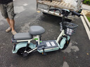 愛瑪電動自行車歡樂豆48V12Ah鉛酸電池續(xù)航40km新國標迷你踏板 源彩塔塔綠 曬單實拍圖