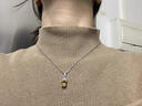 戚小米999純銀項鏈女無(wú)吊墜鎖骨鏈替換素鏈925銀鏈子萬(wàn)能裸鏈條細款配飾 999足銀元寶鏈40cm 曬單實(shí)拍圖