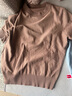 皮爾卡丹（pierre cardin）高級(jí)法式半高領(lǐng)短款t恤上衣女夏季2024新款短袖冰絲針織打底衫薄 啡駝色 針織面料 XL 建議130-150斤 曬單實(shí)拍圖