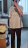 真維斯（JEANSWEST）100%全棉短袖女款夏季2025新款寬松小個(gè)子韓版t恤女裝落肩半袖衫 白色 星星與蝴蝶 XL 曬單實(shí)拍圖