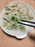 思念素水餃韭菜雞蛋口味1kg約50只 速凍餃子蒸餃煎餃早餐食品 曬單實(shí)拍圖