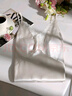 美標(biāo)送禮吊帶真絲睡裙女夏100%桑蠶絲綢性感睡衣涼感胸墊家居服連衣裙 白茶灰 M （160/84A） 曬單實(shí)拍圖