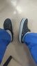 crocs卡駱馳洞洞鞋貝雅卡駱班輕便耐磨一腳蹬休閑鞋|205089 黑色/白色-066 41 /42(260mm) 曬單實拍圖