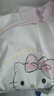 davebellHello Kitty聯(lián)名戴維貝拉女童T恤兒童上衣嬰兒寶寶童裝春秋裝DBM19594米白120cm 曬單實(shí)拍圖