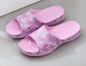 維布倫（VEBLEN）防滑拖鞋女外穿夏季印花室內(nèi)居家軟底涼拖鞋厚底浴室洗澡涼拖女款 69223山茶花薰衣草 36-37 曬單實(shí)拍圖