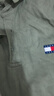TOMMY JEANS【珠地網(wǎng)眼】25新款夏季男裝純棉鑲邊重磅多色短袖POLO 軍綠色MR6 XL 曬單實(shí)拍圖