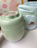 雙槍保溫飯盒超長保溫桶兒童提鍋上班族學(xué)生304鋼大容量1.5L+保溫袋 曬單實拍圖