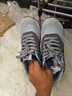 正版N字鞋運動(dòng)休閑時(shí)尚潮流跑步情侶鞋574聯(lián)盟超輕百搭直播爆款鞋 WD574深灰桔 40 曬單實(shí)拍圖