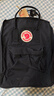 FJALLRAVEN北極狐雙肩包男休閑大容量背包女書包23510-550黑色16L夏季出游 曬單實(shí)拍圖