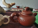 張義制陶松竹梅原礦大紅袍高工沈翠蓮純全手工制作正宗宜興紫砂壺收藏送禮 松竹梅一 201-300毫升 曬單實(shí)拍圖