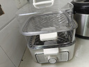 美的（Midea）電蒸鍋 家用大容量電蒸箱可視蒸籠蒸鍋 蒸蛋器電煮鍋早餐機(jī) 蒸煮一體多功能蒸汽鍋 上蒸下煮 10.8L 【國(guó)家補(bǔ)貼】ZGE2323Z02 曬單實(shí)拍圖
