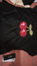 MsShe【重工刺繡巨顯瘦套裝】大碼女裝2025夏季胖mmT恤短褲兩件套 黑色25年8月5日到貨 3XL 曬單實(shí)拍圖