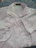 羅蒙女童短袖蕾絲邊白色襯衫校園服飾學(xué)生演出服兒童半袖襯衣 白色170 曬單實拍圖