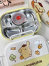 優(yōu)倫美三麗鷗小學生飯盒專用316食品級保溫兒童餐盒kitty學校用女孩餐盒 凱蒂貓-4格【勺筷+湯碗】+保溫袋 三麗鷗正品授權(quán) 曬單實拍圖