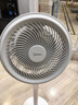 美的（Midea）【暴風(fēng)循環(huán)】空氣循環(huán)扇大風(fēng)量搖頭電風(fēng)扇家用臺(tái)式落地扇輕音臥室節(jié)能小風(fēng)扇柔風(fēng)輕羽扇 FGA24TQ 曬單實(shí)拍圖