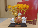 慧選禮（HUI XUAN LI）招財貓發(fā)財樹擺件辦公室客廳前臺裝飾送朋友店鋪公司喬遷開業(yè)禮物 曬單實拍圖