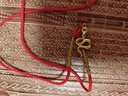 蒂蔻（Tico）足金招財(cái)靈蛇黃金吊墜5D硬金蛇生肖蛇年本命年項(xiàng)鏈金飾生日禮物 曬單實(shí)拍圖