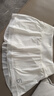 馬孔多原創(chuàng)單品小仙女裙收腰科技夾芯層夏日防曬涼感防汗后兜跑步裙溯溪 白色 S 【90-105斤】 曬單實拍圖