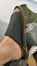 無印良品（MUJI）男女通用 馬來草拖鞋前開 無性別男鞋女鞋 JKAB9A5S 綠色 26 cm/L/42碼 (2.0) 曬單實(shí)拍圖