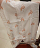 巴厘小豬新生兒衣服夏季短袖長(zhǎng)褲薄款空調(diào)服嬰兒睡衣天竹棉紗寶寶連體衣 粉色浪漫 80cm 曬單實(shí)拍圖