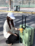 杰西度（ZECEDO）行李箱女20寸登機密碼箱26大容量學(xué)生旅行箱子24拉桿箱子兒童可愛(ài) 【綠色】1:9側開(kāi)蓋/可擴展大深倉 20英寸 Max登機箱/擴容20％ 曬單實(shí)拍圖