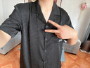 雪中飛冰絲睡衣男夏季2025新款涼感短袖套裝寬松大碼可外穿家居服套裝 曬單實(shí)拍圖