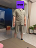 貓人【100%純棉】男士睡衣男夏季防螨抑菌透氣短袖青少年家居服大碼 曬單實拍圖