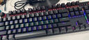 雷柏（Rapoo） V500PRO 有線背光機械鍵盤 104鍵全尺寸游戲電競筆記本電腦多媒體辦公吃雞全鍵無沖鍵盤 青軸 曬單實拍圖
