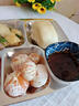 廚萬雅 不銹鋼餐盤學(xué)校食堂飯盤304不銹鋼分格餐盤 0.8厚350g 大六格 曬單實拍圖