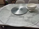 柏汝鋼化玻璃轉盤(pán)圓臺面底座家用飯店酒店餐桌轉盤(pán)專(zhuān)用防滑耐磨 直徑80厘米【加厚承重】 玻璃鋁合金底座標準厚度8mm 曬單實(shí)拍圖
