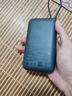 小米（MI）【3C認(rèn)證】小米自帶線充電寶 20000 22.5W 深灰可上飛機(jī)/火車多彩便攜   iPhone安卓可用 曬單實(shí)拍圖